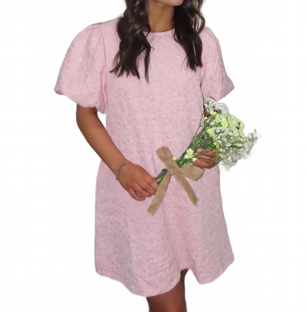 NEW BARDOT peggy floral dress in pink